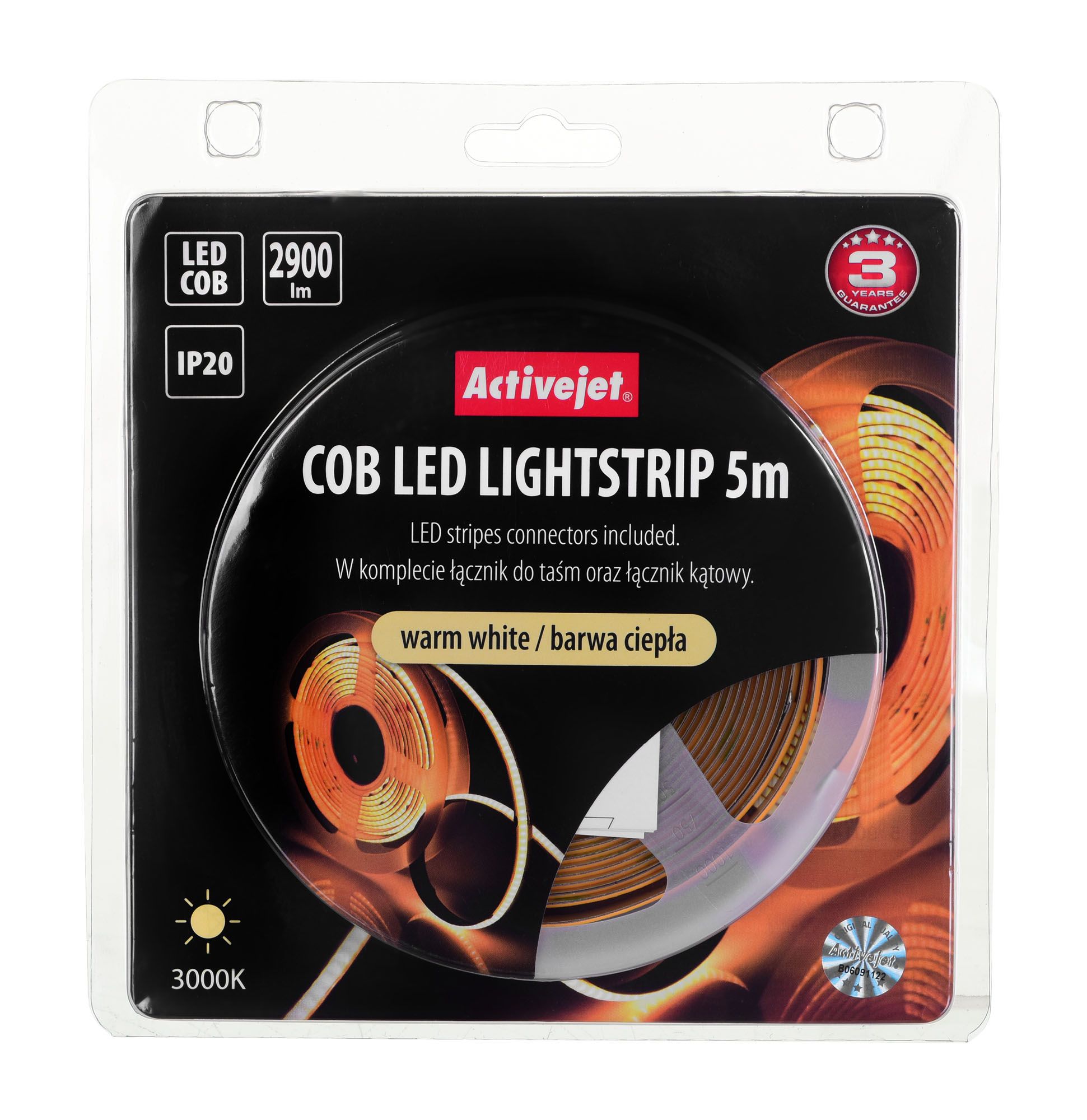 Activejet AJE-COB 5m ciep strip light Universal strip light Indoor_6