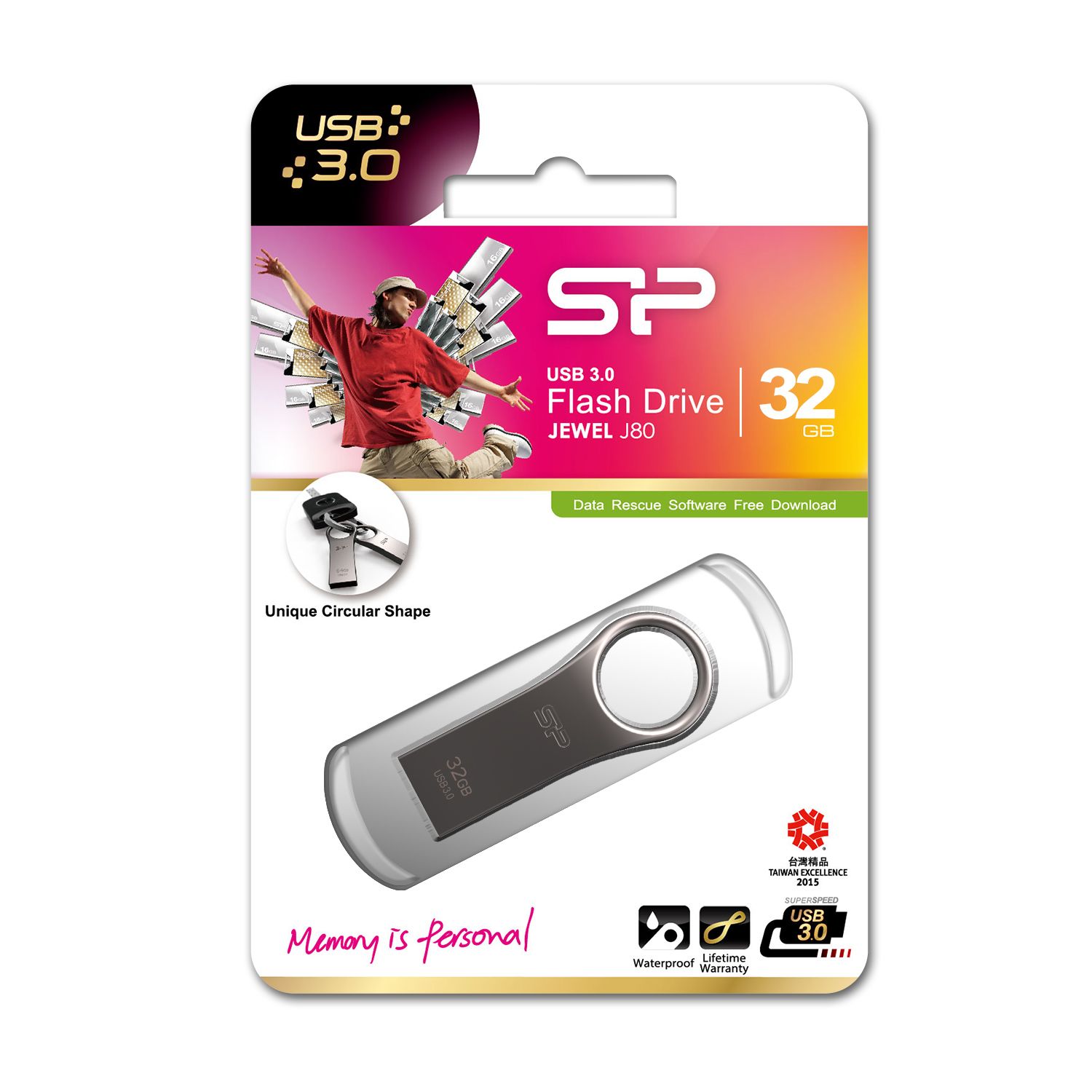 Silicon Power Jewel J80 USB flash drive 32 GB USB Type-A 3.2 Gen 1 (3.1 Gen 1) Titanium_5
