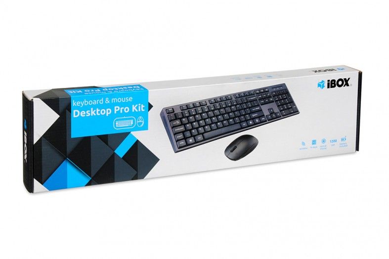 iBox IKMS606W keyboard RF Wireless English Black_11