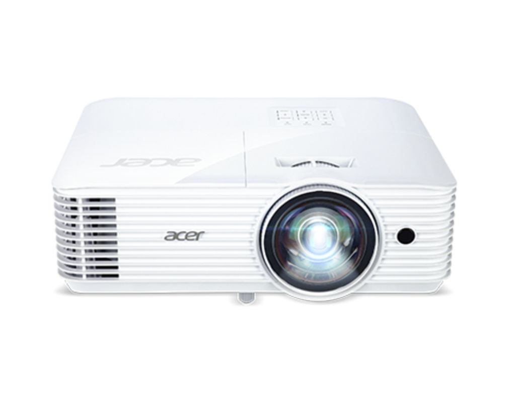 Videoproiector Acer S1286H, 1024 x 768 pixeli, 4:3, 3500 lm, DLP, 5000 h, Fara Wi-Fi incorporat, Alb