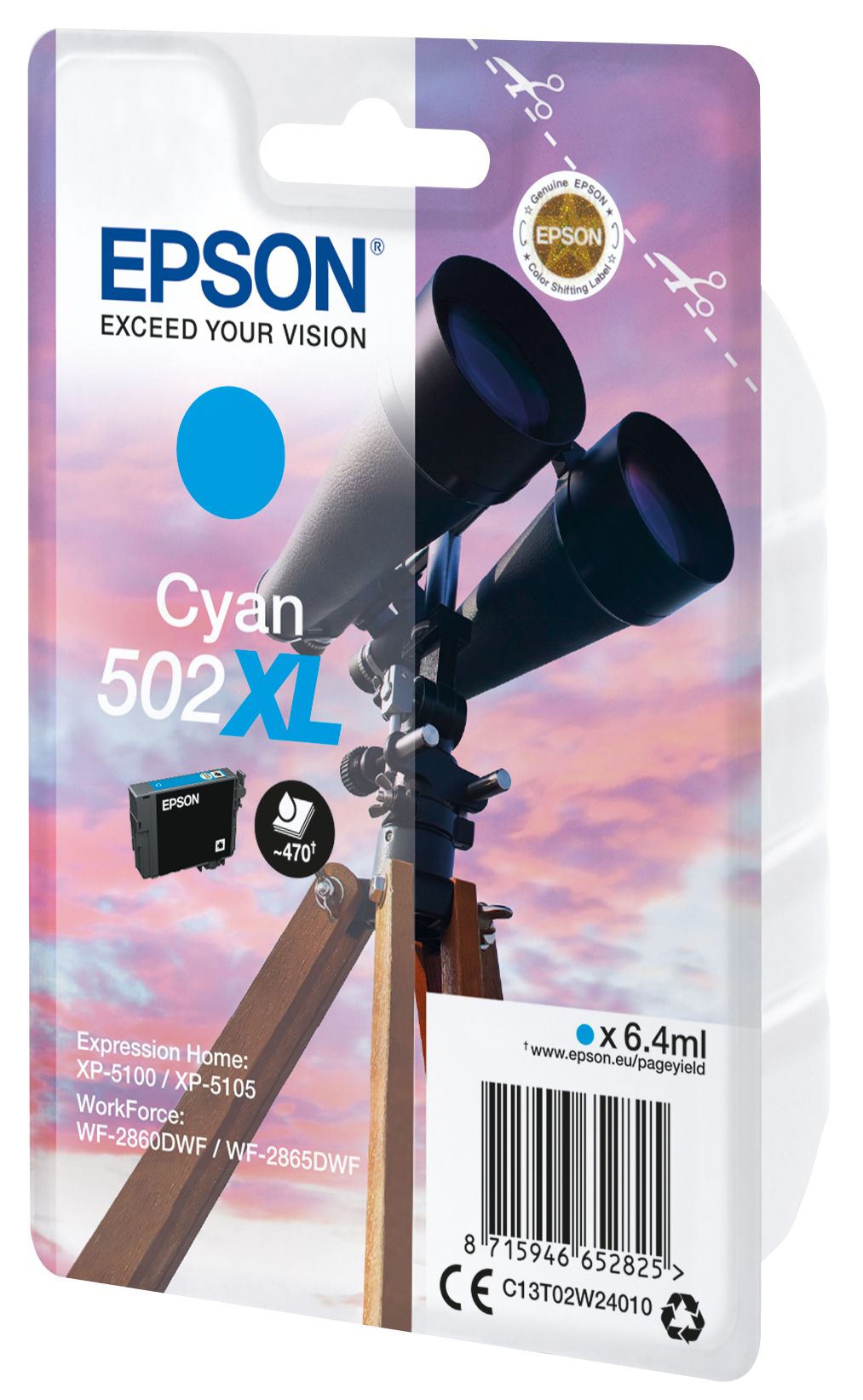 Epson Singlepack Cyan 502XL Ink_2