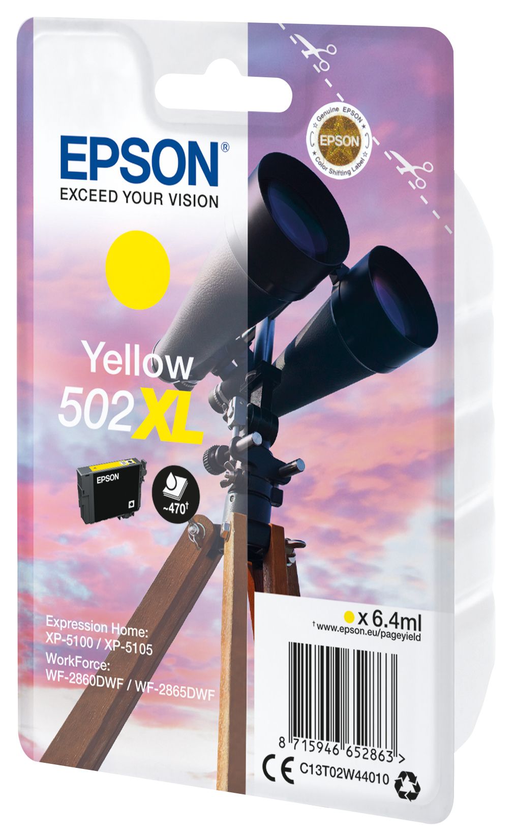 Epson Singlepack Yellow 502XL Ink_2