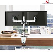 Desk holder for two LCD monitors Maclean MC-714 13-27 