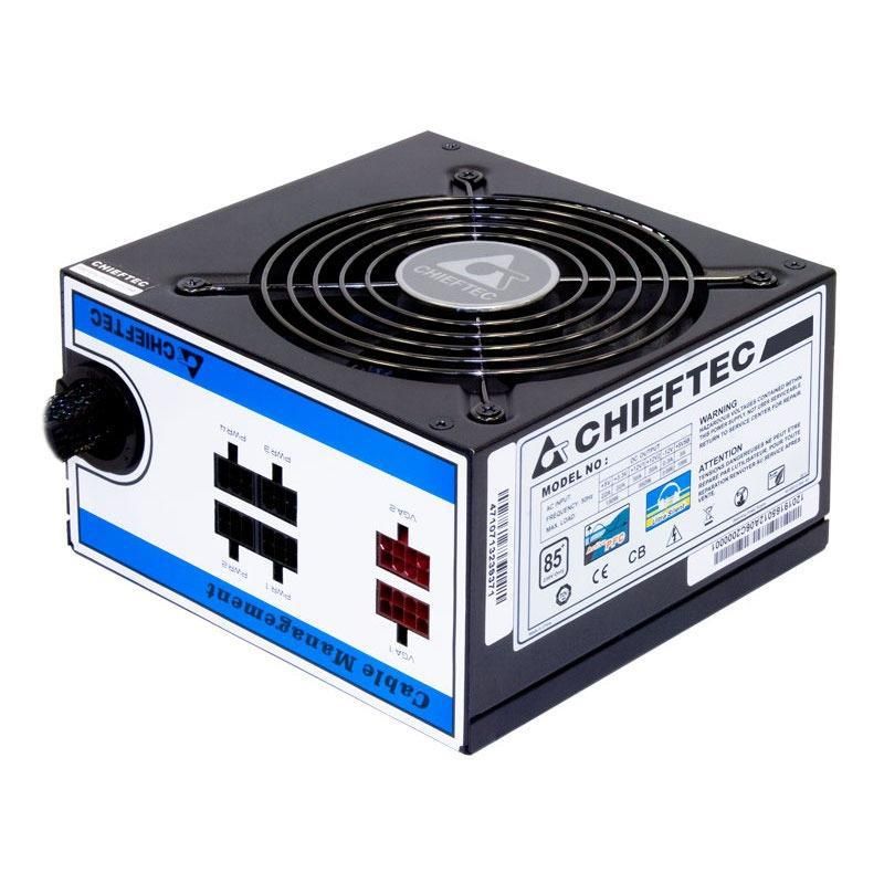 SURSA CHIEFTEC 650W (real), A-80 series, semi-modulara, fan 12cm, compatibila 80PLUS Bronze, &ampgt85% eficienta, 1x CPU 4+4, 2x PCI-E (6+2), 6x SATA  CTG-650C  (include TV 1.5 lei)