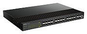 Switch D-Link DIS-700G-28XS; - 24 Ports SFP Plus 4 Port 10G SFP+ with Dual DC input - Industrial Layer 2+ Gigabit Managed Switch - 24 x SFP Auto-Negotiating Ports - 4 x SFP+ uplink slots - Dual power input (12~58 VDC) and Reverse power protection - Power Consumption: 35W - Single and Multiple rings_1