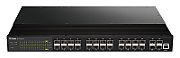 Switch D-Link DIS-700G-28XS; - 24 Ports SFP Plus 4 Port 10G SFP+ with Dual DC input - Industrial Layer 2+ Gigabit Managed Switch - 24 x SFP Auto-Negotiating Ports - 4 x SFP+ uplink slots - Dual power input (12~58 VDC) and Reverse power protection - Power Consumption: 35W - Single and Multiple rings_2