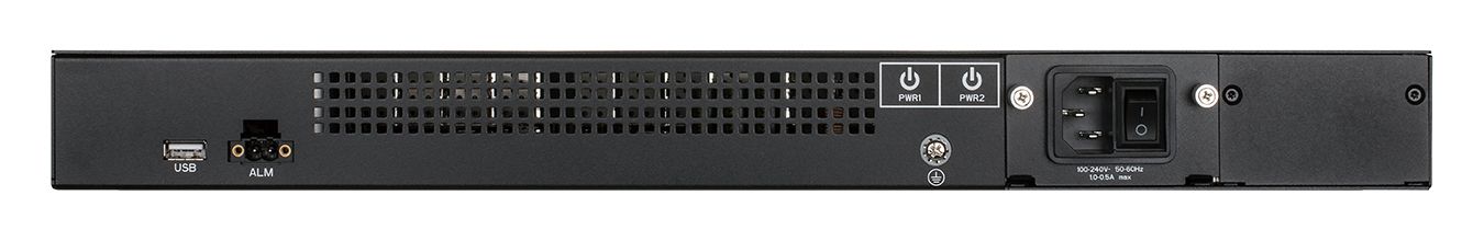 Switch D-Link DIS-700G-28XS; - 24 Ports SFP Plus 4 Port 10G SFP+ with Dual DC input - Industrial Layer 2+ Gigabit Managed Switch - 24 x SFP Auto-Negotiating Ports - 4 x SFP+ uplink slots - Dual power input (12~58 VDC) and Reverse power protection - Power Consumption: 35W - Single and Multiple rings_3