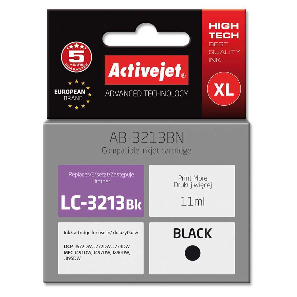 Activejet AB-3213BN printer ink for Brother, Brother LC3213BK replacement; Supreme; 11 ml; black_1