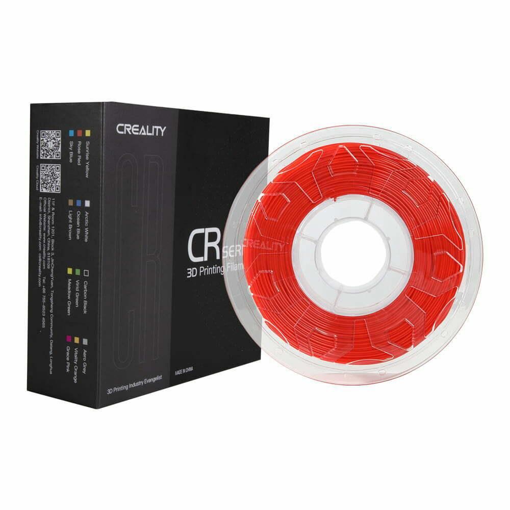 CREALITY CR PLA 3D Printer Filament, red, Printing temperature: 190-220, Filament diameter: 1.75mm, Tensile strength: 60MPa, Size of filament wheel: Diameter 200mm, height 66mm, hole diameter 56mm. Utilizare: pana la 6 luni de la deschiderea ambalajului._1