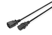 ASSMANN power cord IEC C13/C14 M/F black 5m bulk_1