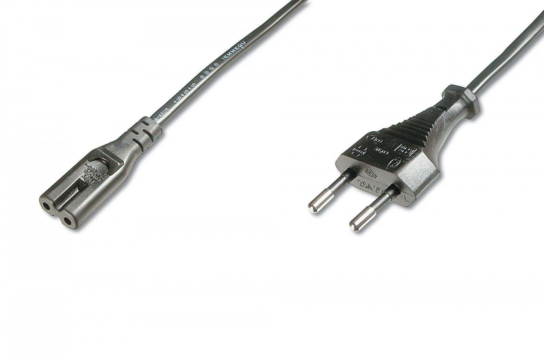 ASSMANN Power Cord Euro - C7 M/F 1.8m H03VVH2-F 0.75qmm bl_1