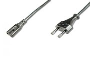 ASSMANN Power Cord Euro - C7 M/F 1.8m H03VVH2-F 0.75qmm bl_1