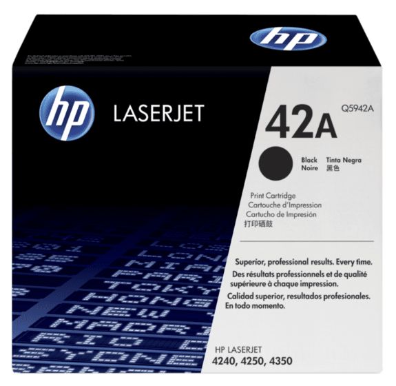 HP 42A LaserJet original toner cartridge black standard capacity 10.000 pages 1-pack_1