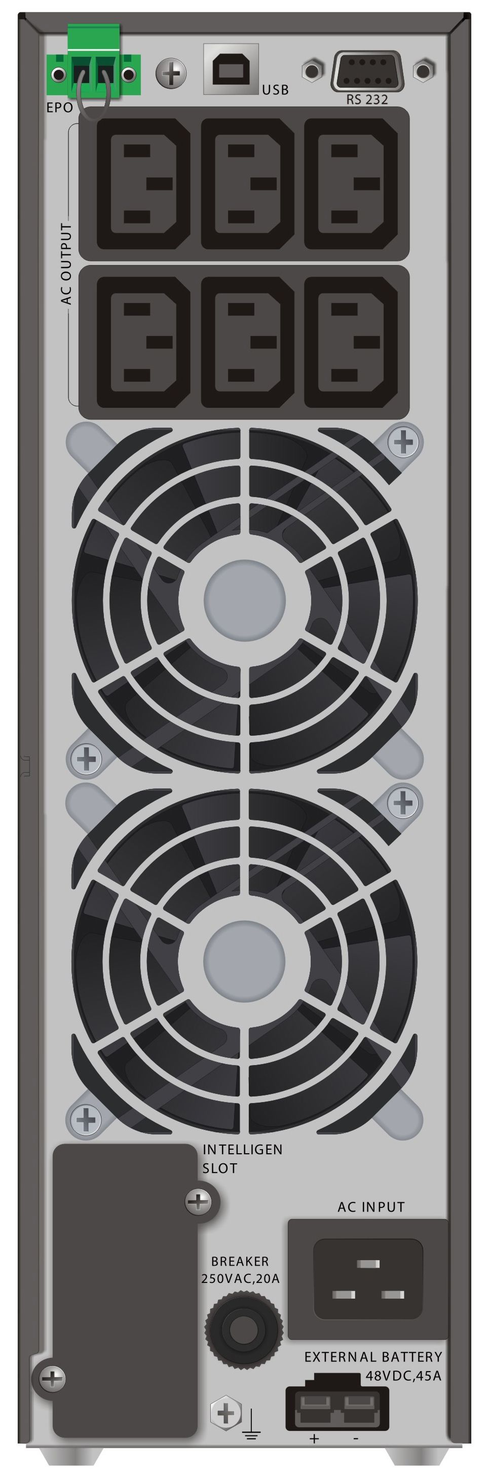 PowerWalker VFI 2000 TGS Double-conversion (Online) 2 kVA 1800 W 6 AC outlet(s)_1