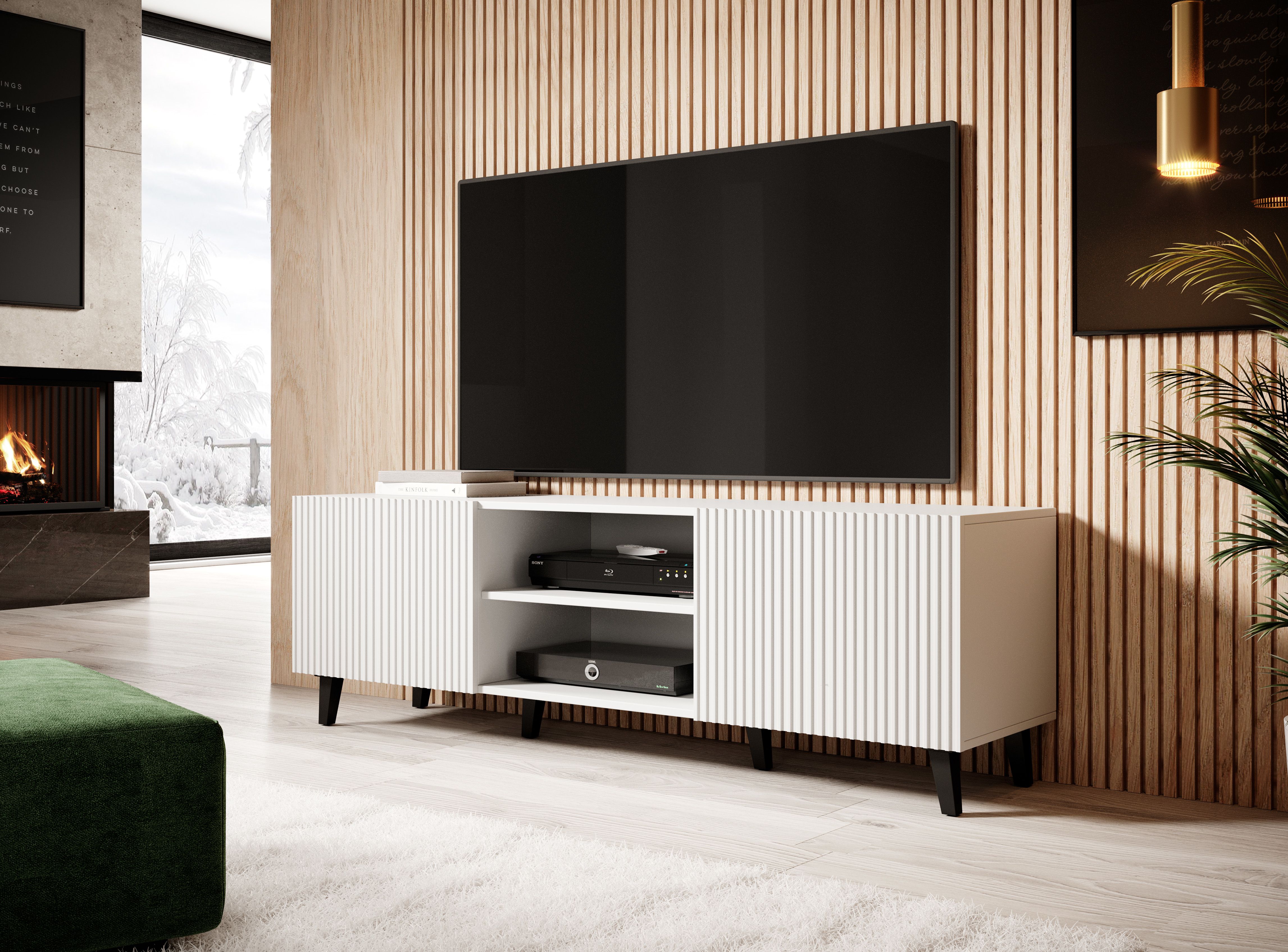 Cama RTV cabinet PAFOS 150x40x52 white matt_9