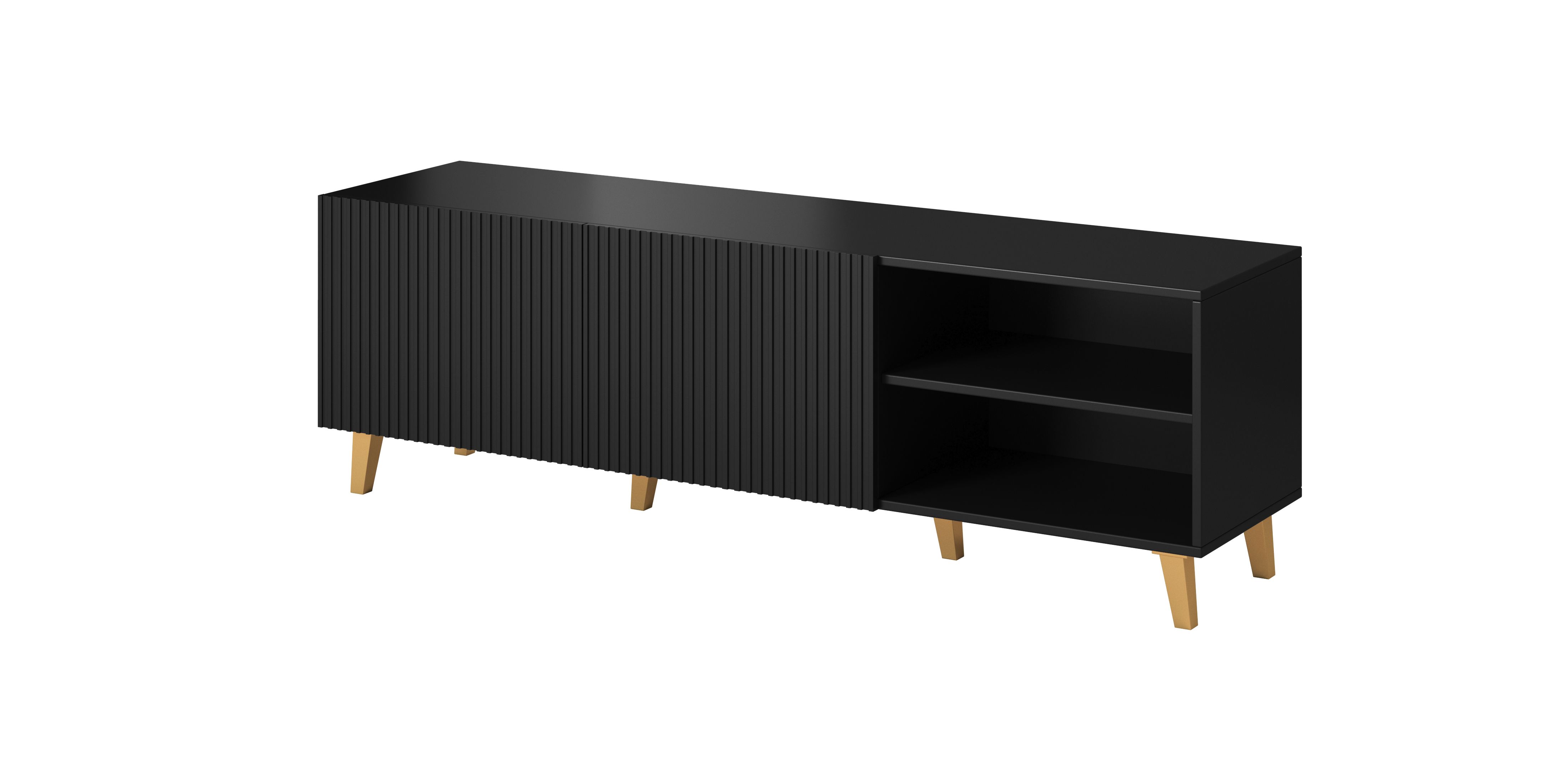Cama RTV cabinet PAFOS 150x40x52 Black matt_4