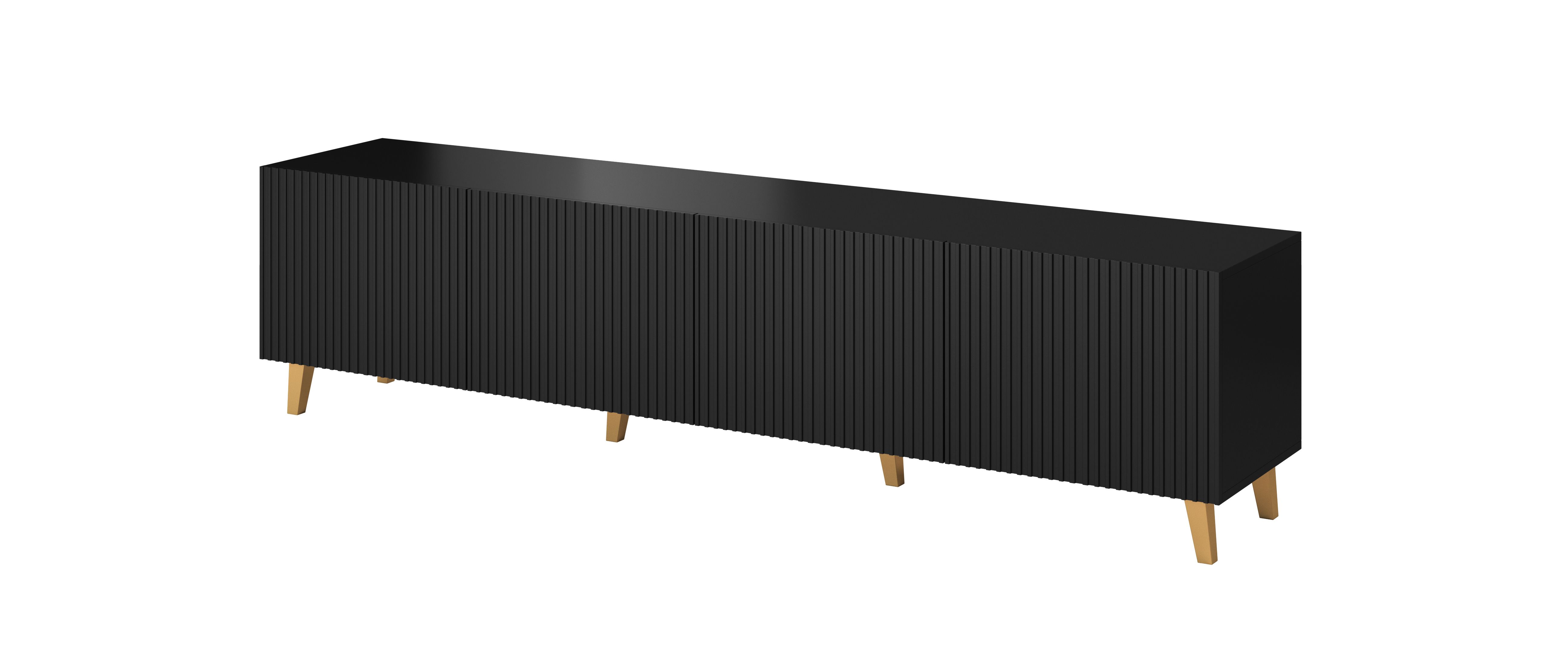 Cama RTV cabinet PAFOS 200x40x52 Black matt_1