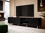 Cama RTV cabinet PAFOS 200x40x52 Black matt_4
