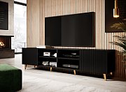 Cama RTV cabinet PAFOS 200x40x52 Black matt_5