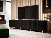 Cama RTV cabinet PAFOS 200x40x52 Black matt_6