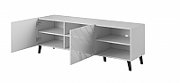 RTV cabinet ABETO 150x42x52 white/white glossy_2