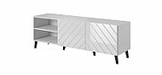 RTV cabinet ABETO 150x42x52 white/white glossy_6
