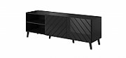 RTV cabinet ABETO 150x42x52 black glossy_1
