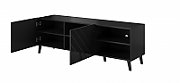RTV cabinet ABETO 150x42x52 black glossy_4