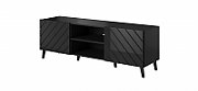 RTV cabinet ABETO 150x42x52 black glossy_5