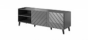 RTV cabinet ABETO 150x42x52 graphite/gloss_1