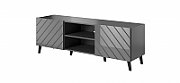 RTV cabinet ABETO 150x42x52 graphite/gloss_5