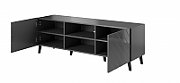 RTV cabinet ABETO 150x42x52 graphite/gloss_6