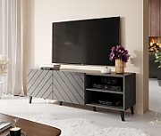 RTV cabinet ABETO 150x42x52 graphite/gloss_7