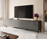 RTV cabinet ABETO 200x42x52 graphite/gloss_3