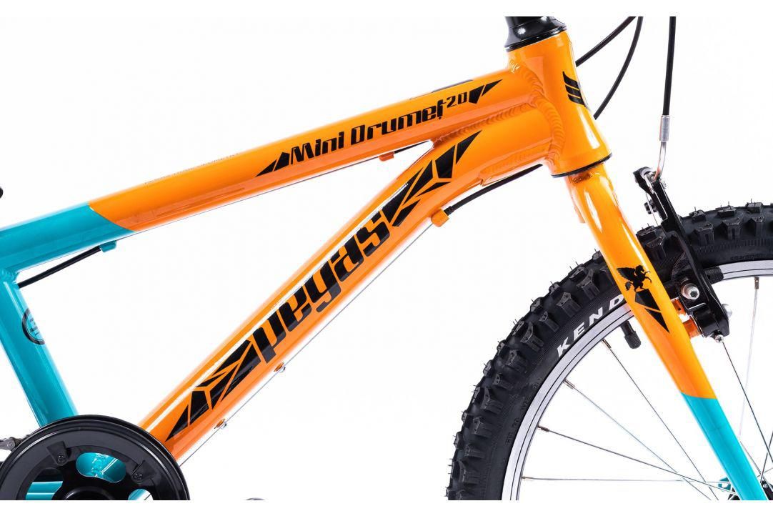 BICICLETA PEGAS MINI DRUMET 20'' PORTOCALIU TURCOAZ_1