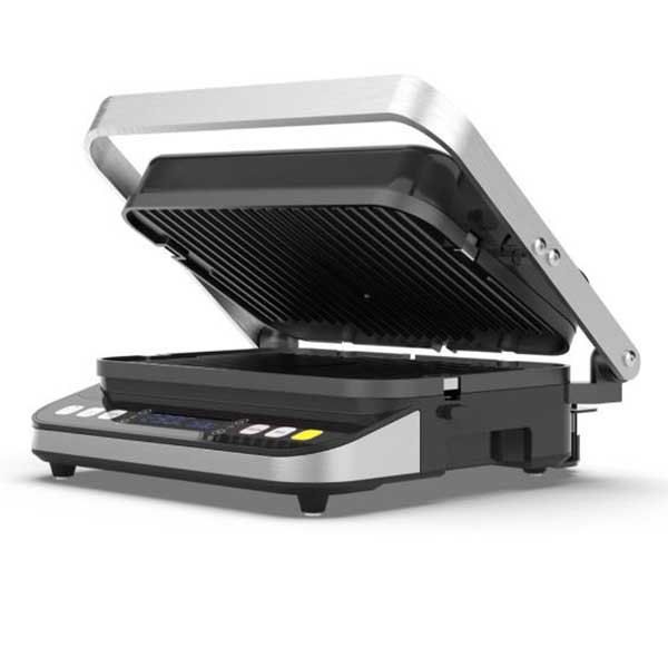 AENO ''Electric Grill EG1: 2000W, 3 heating modes - Upper Grill, Lower Grill, Both Grills  Defrost, Max opening angle -180°, Temperature regulation, Timer, Removable double-sided plates, Plate size 320*220mm''_2