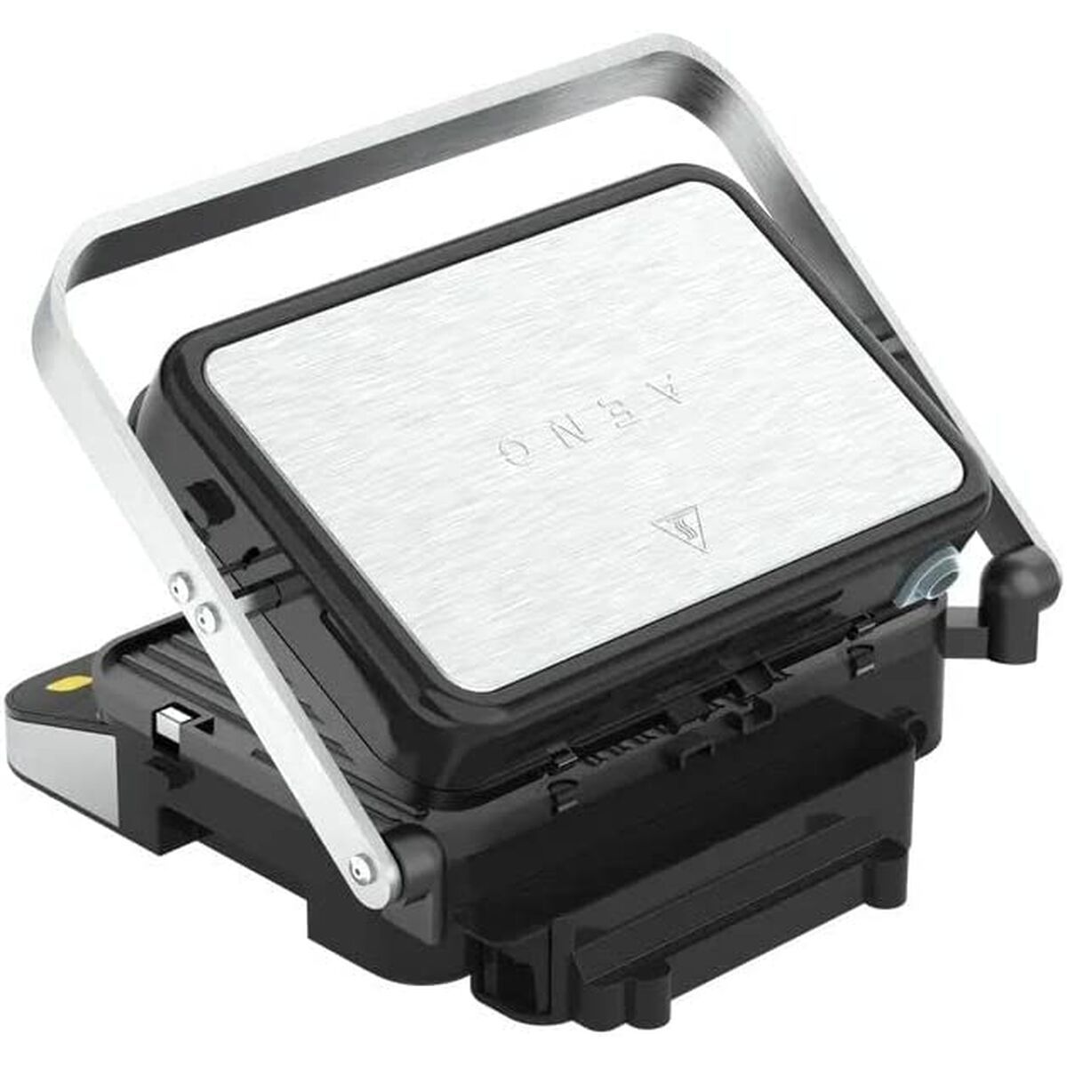 AENO ''Electric Grill EG1: 2000W, 3 heating modes - Upper Grill, Lower Grill, Both Grills  Defrost, Max opening angle -180°, Temperature regulation, Timer, Removable double-sided plates, Plate size 320*220mm''_3