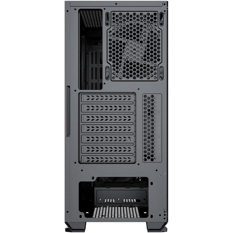 Carcasa Aqirys Canopus Midi Tower Black  TECHNICAL DATA Case type: Midi Tower Materials: Tempered Glass (left side panel), 0.6 mm SPCC steel, ABS M/B support: Mini-ITX, Micro-ATX, ATX PSU support: ATX, 175 mm maximum length (bottom installation) VGA support: 330 mm maximum length CPU cooler support_2