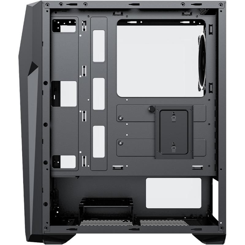 Carcasa Aqirys Canopus Midi Tower Black  TECHNICAL DATA Case type: Midi Tower Materials: Tempered Glass (left side panel), 0.6 mm SPCC steel, ABS M/B support: Mini-ITX, Micro-ATX, ATX PSU support: ATX, 175 mm maximum length (bottom installation) VGA support: 330 mm maximum length CPU cooler support_4