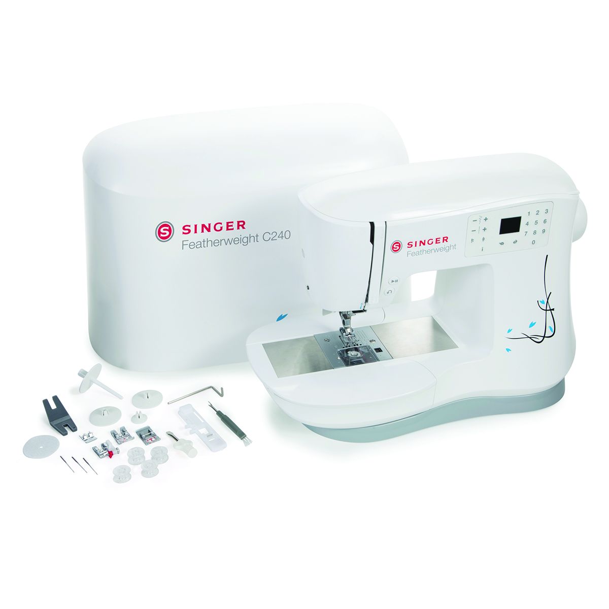 Singer C240 Featherweight Sewing Machine_1