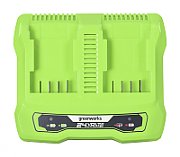 24V Ładowarka 2A dual slot GREENWORKS G24X2UC2 - 2931907_5