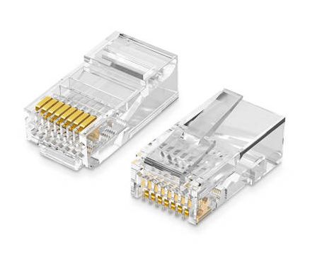 MUFA RJ-45 Ugreen, &quotNW110&quot  pt. cablu UTP, Cat5e, RJ-45 (T), plastic, 100 buc, &quot50246&quot - 6957303852468