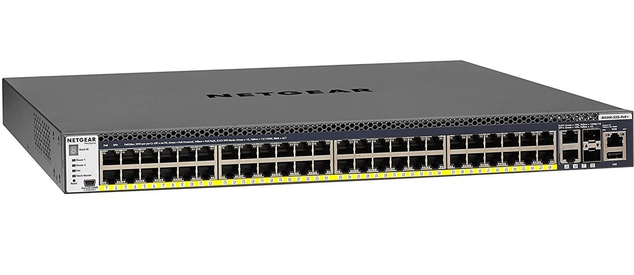 Netgear 52Port Switch 10/100/1000/10000 GSM4352PB+_1