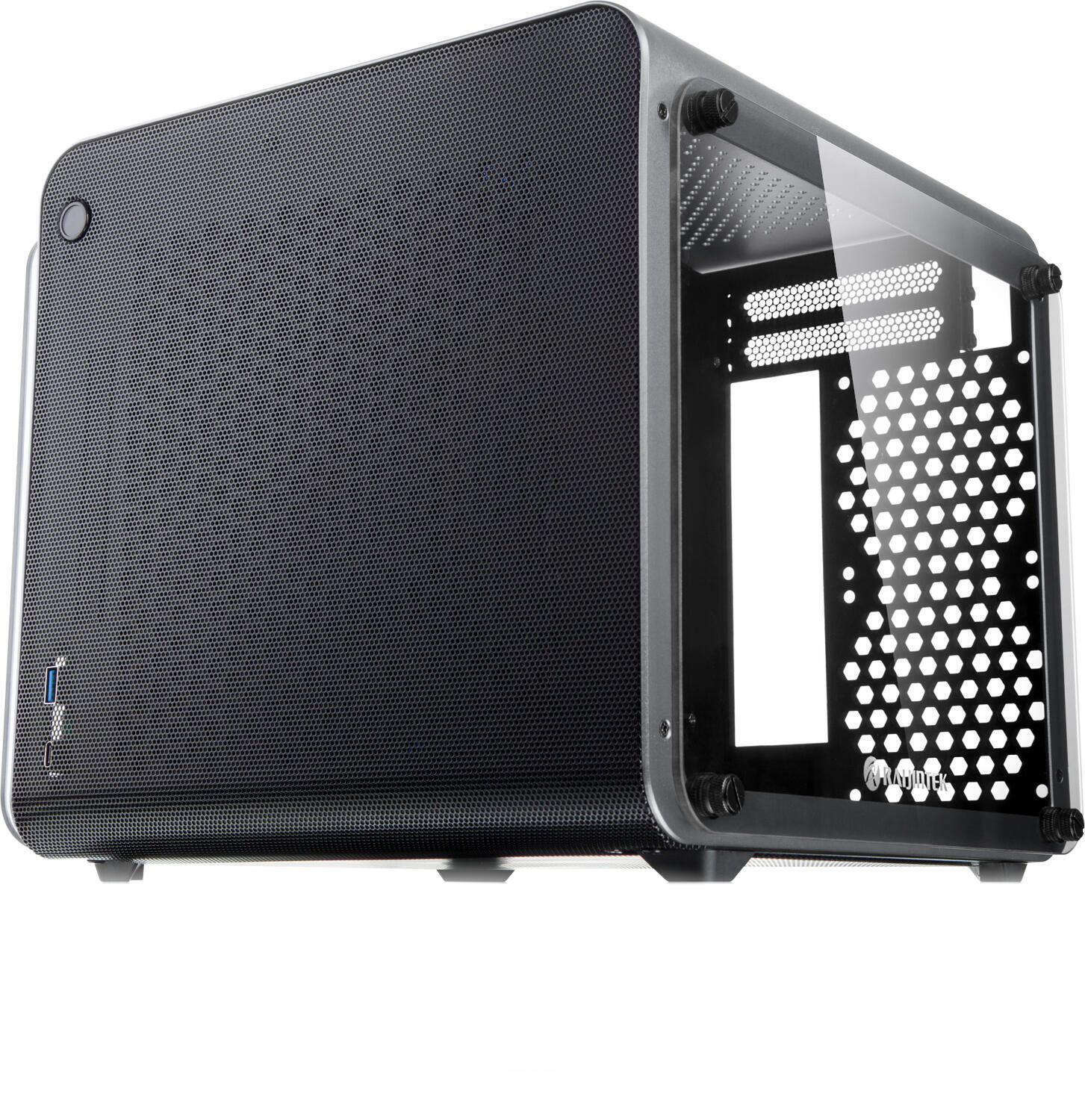 METIS EVO TG, Carcasa Mini-ITX, Sticla Temperata, Argintiu_1