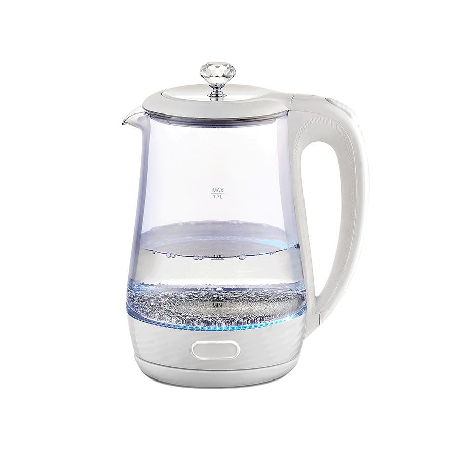 Maestro MR-052-WHITE Electric glass kettle, white 1.7 L_1