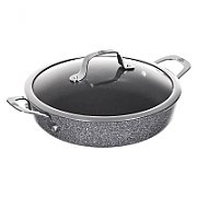 Induction deep frying pan with 2 handles BALLARINI Salina Granitium 24 cm 75002-811-0_1