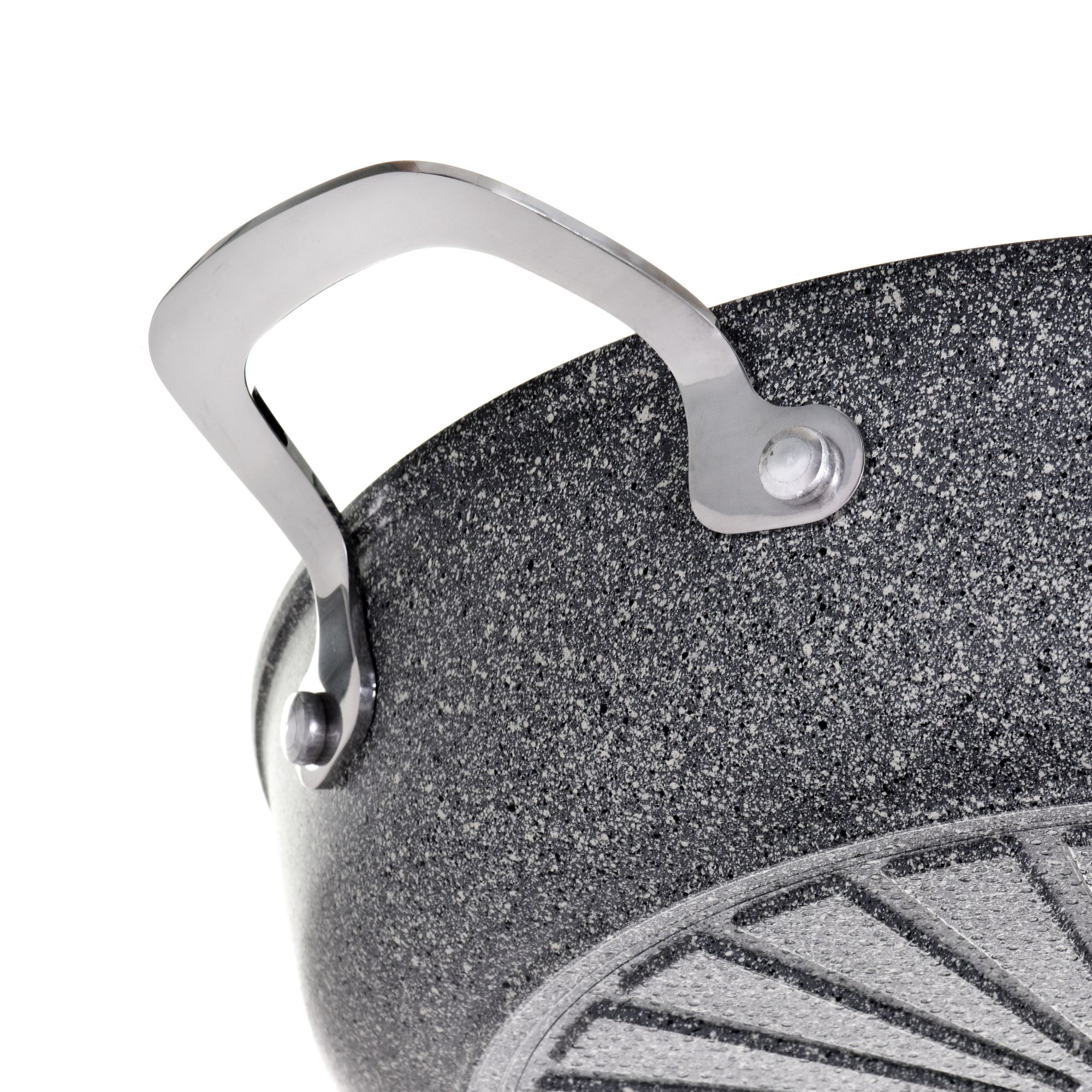 Induction deep frying pan with 2 handles BALLARINI Salina Granitium 24 cm 75002-811-0_6