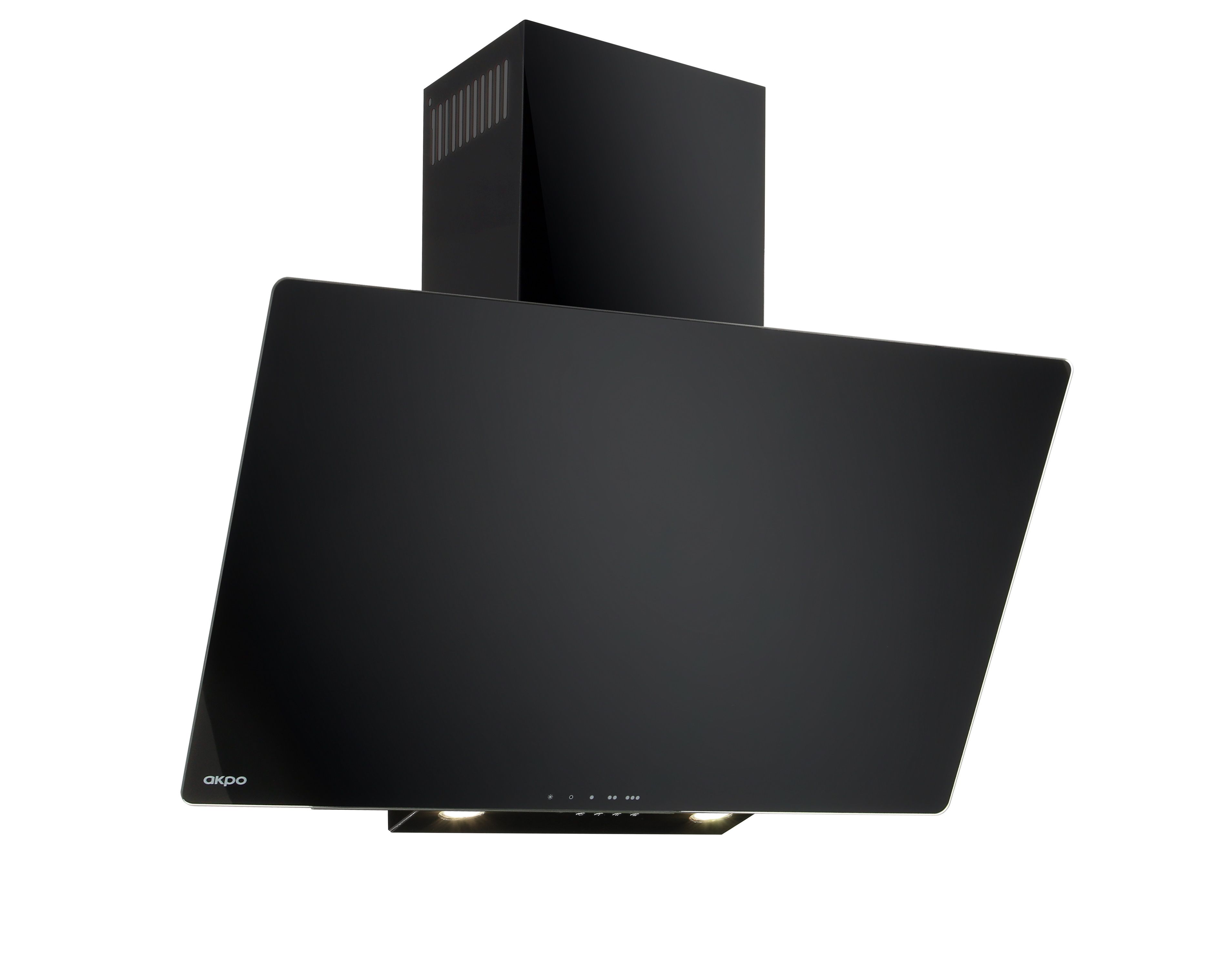 Okap AKPO WK-4 SMART 60 CZARNY (front czarne szkło)_2