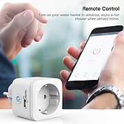 GreenBlue WiFi remote controlled socket, Android/iOS/Alexa/Google Home, energy cons. Energy, timer, max 3680W, type F, GB720 F_5