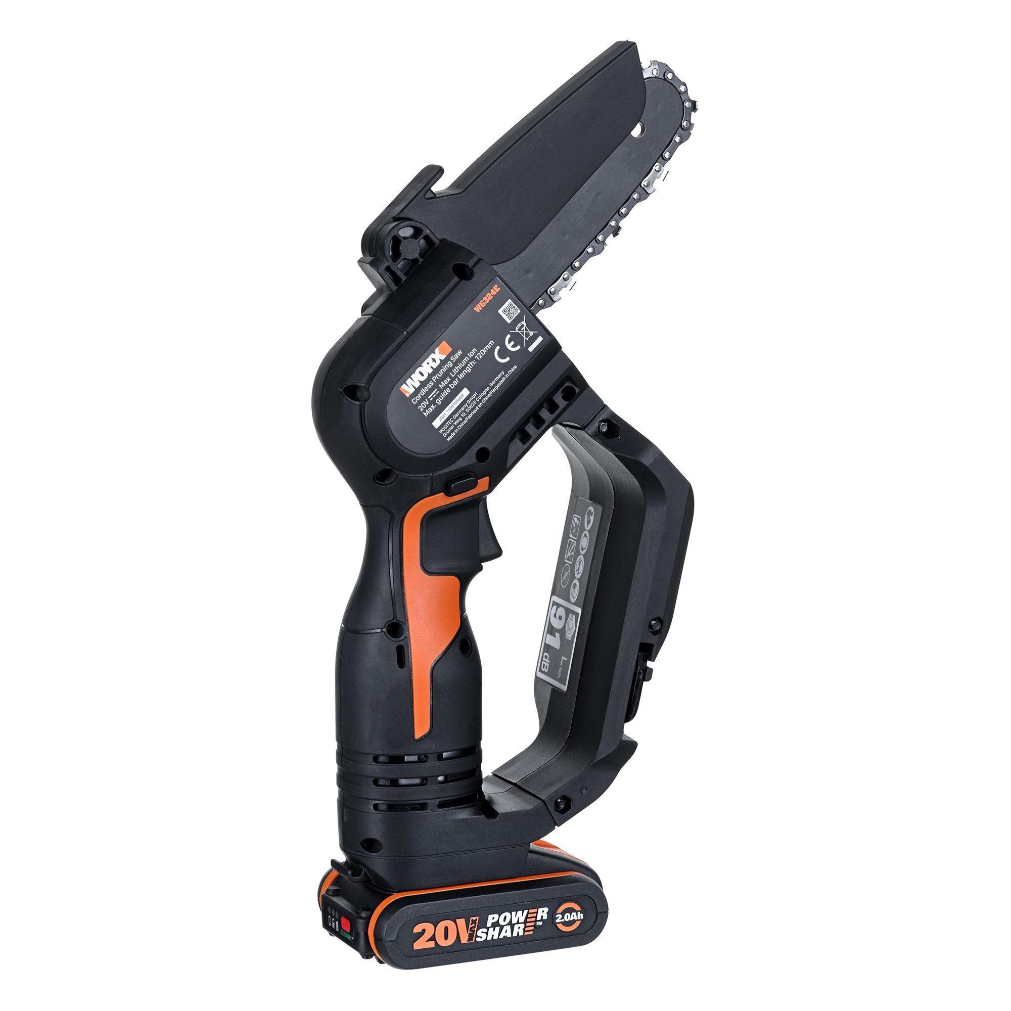 Przecinarka do gałęzi 20V 12cm1x2,0ah, ład2 a WORX_11